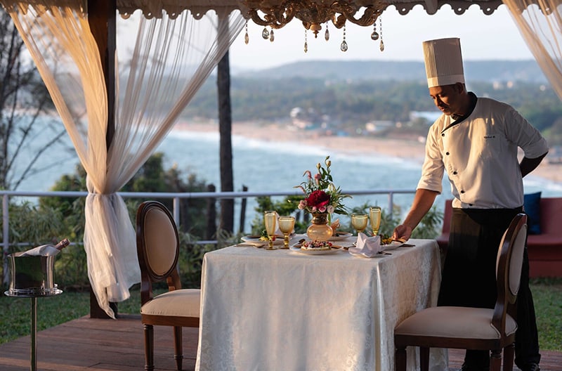 Couple’s chef-led cooking session