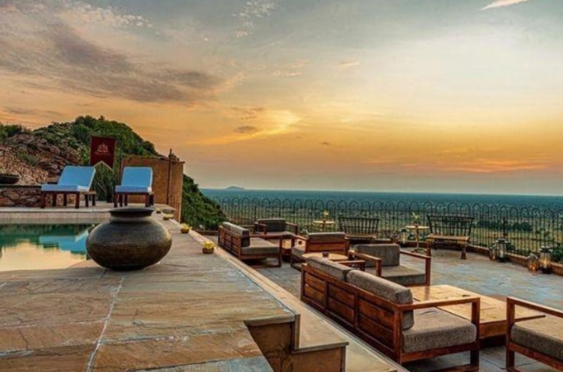 Private sunset cocktails with sweeping views