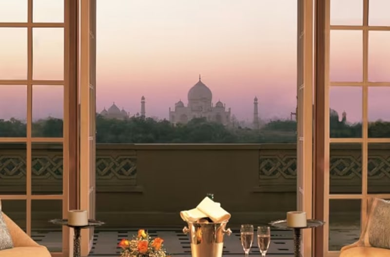 Starlit dinner by poolside pavilion