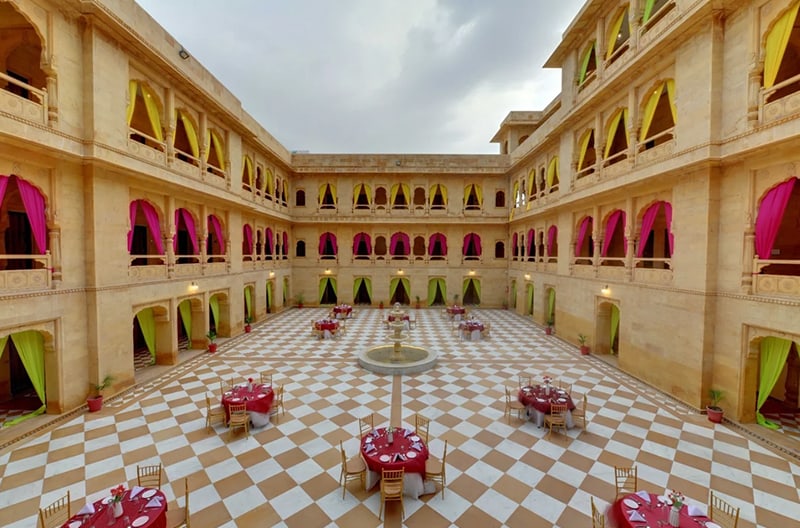Desert or fort wedding ceremonies