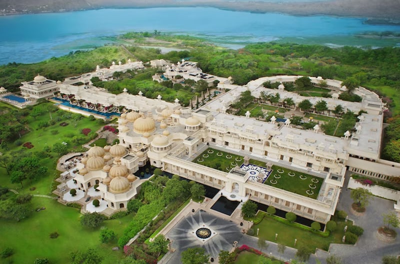 30 to 50 acres of landscaped gardens and grounds
