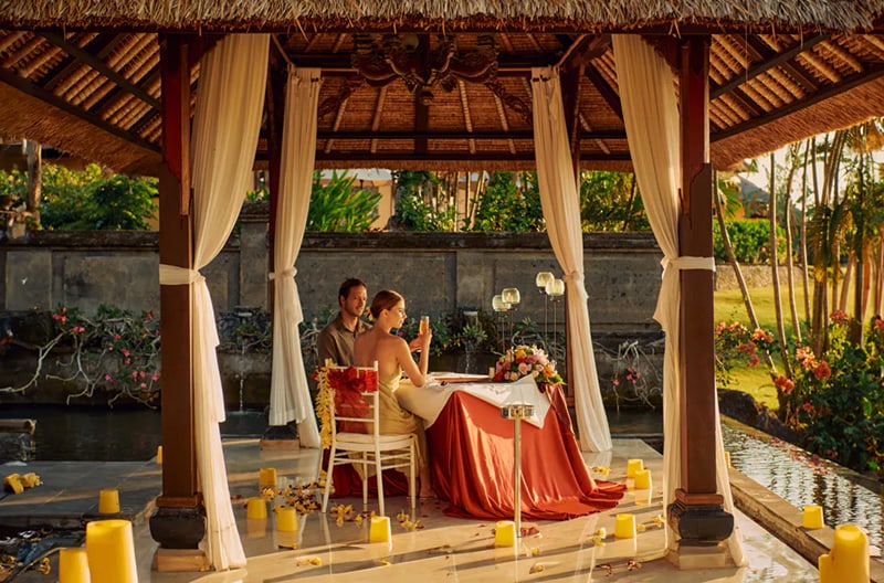 Romantic private dining experiences