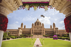 Majestic royal baraat grand entrance