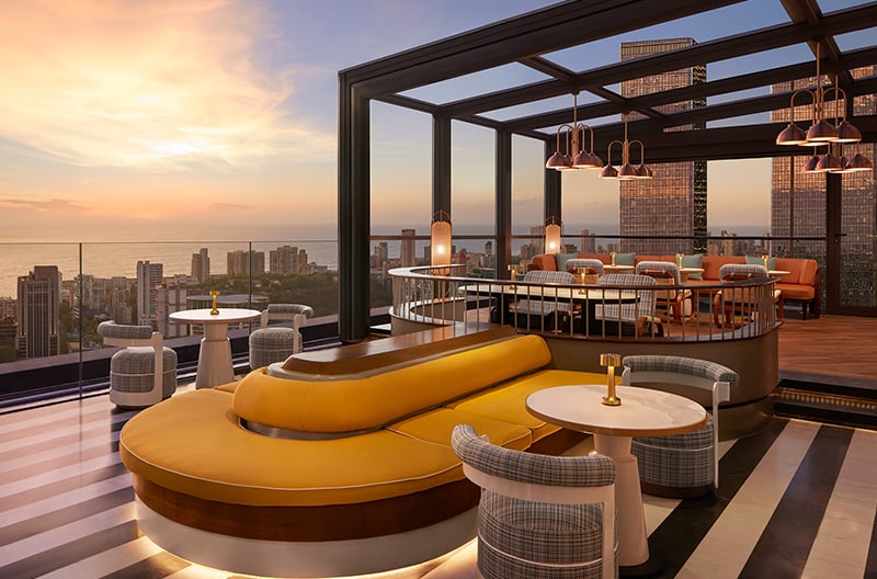 Skyline infinity terrace sundowner experience