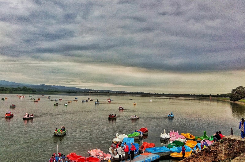 Sukhna Lake boating experience
