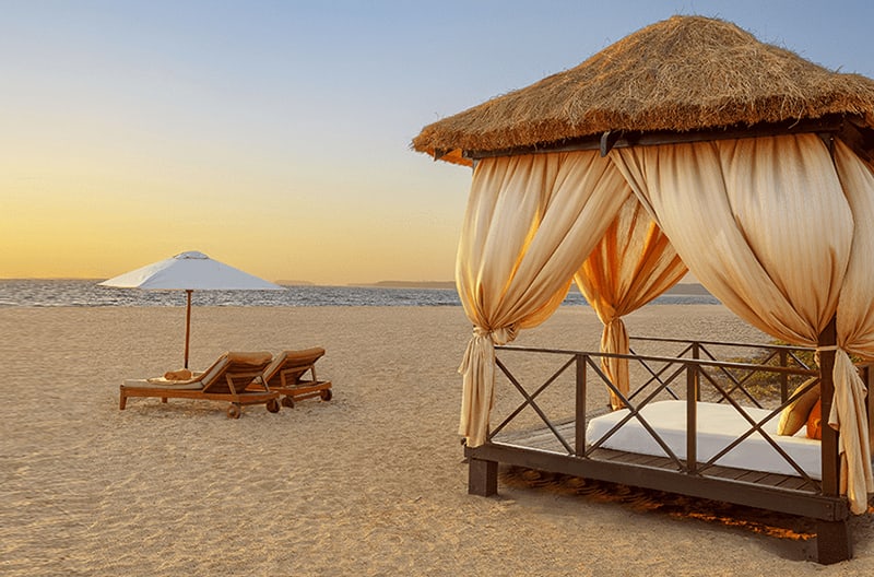 Romantic beachfront curated dining experiences