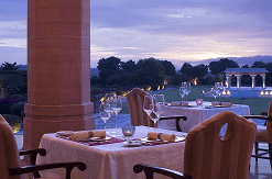 Champagne breakfast with Taj views