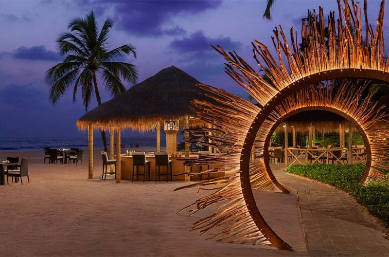 Exclusive beachside venue