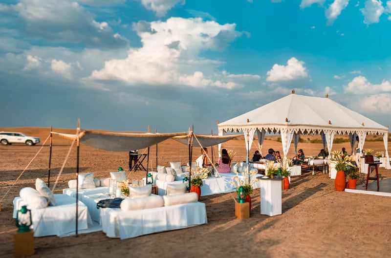 3.	Sundowners with Kuldhara views