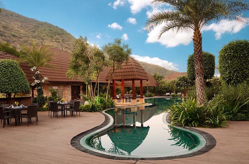 Private jacuzzi romance with butler service