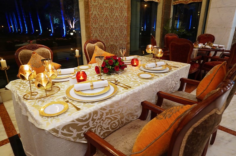 Private lakeside pavilion dinners