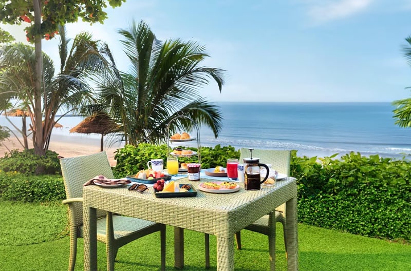 Private beachfront breakfast experience